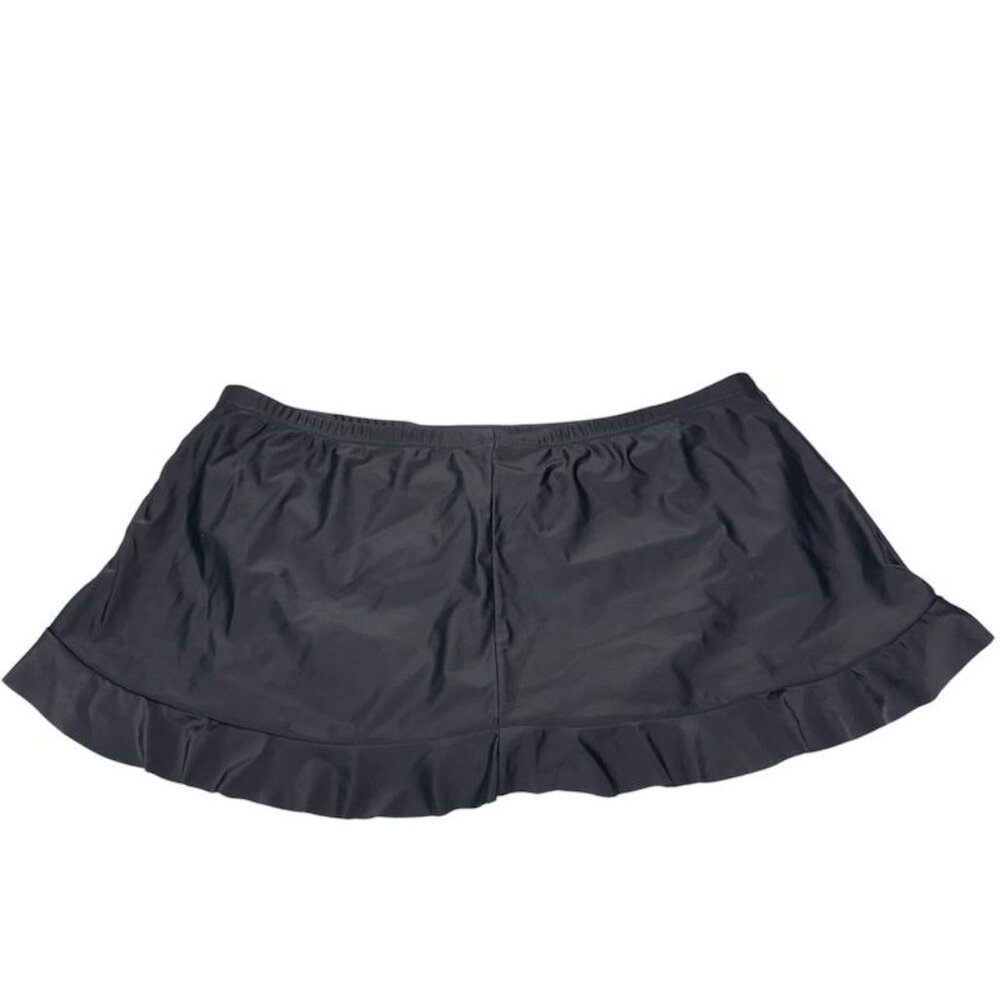 Apt. 9 Womens 18W Swim Skirt Bottom With Ruffle Hem Size EUC - Picture 7 of 7